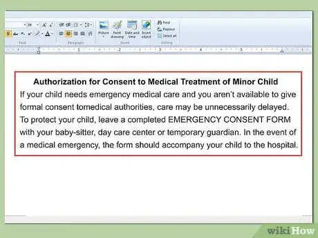 Image titled Write a Medical Consent Form Step 12