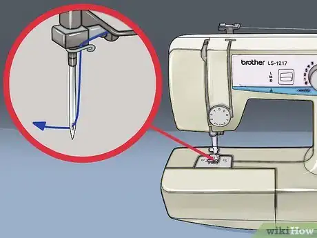 Image titled Thread a Brother Ls 1217 Sewing Machine Step 14