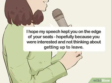 Image titled End a Speech with Impact Step 7