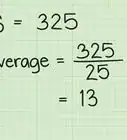 Calculate Average or Mean of Consecutive Numbers