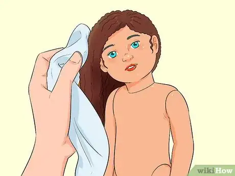 Image titled Wash an American Girl Doll's Hair Step 7