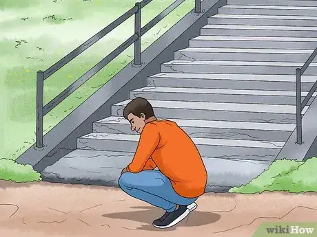 Image titled Jump Down Stairs in Parkour Step 3