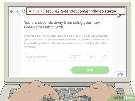 Image titled Register a Green Dot Card Step 1