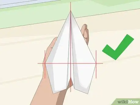 Image titled Improve the Design of any Paper Airplane Step 1