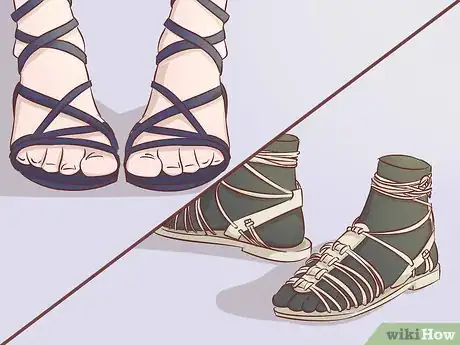 Image titled Wear Gladiator Sandals Step 2