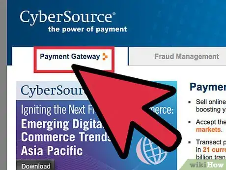 Image titled Integrate a Payment Gateway Into a Website Step 1