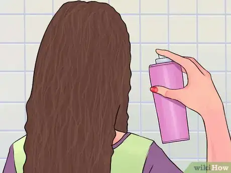 Image titled Make Frizzy or Curly Hair Into Straight Hair Step 3