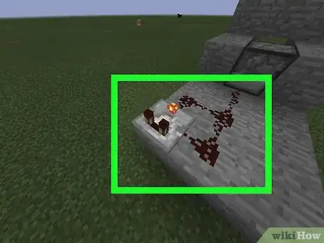 Image titled Make a Flaming Arrow Shooter in Minecraft Step 9