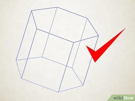 Image titled Draw a Hexagonal Prism Step 9