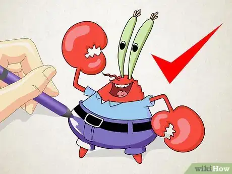 Image titled Draw Mr. Krabs from SpongeBob SquarePants Step 15