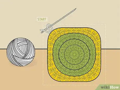 Image titled Crochet a Granny Square Blanket Step 15