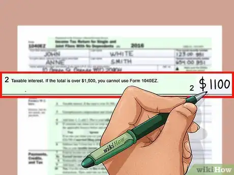 Image titled Fill Out a US 1040EZ Tax Return Step 9