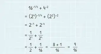Calculate Negative Exponents