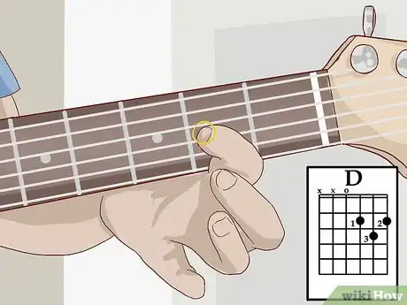 Image titled Play the D Chord for Guitar Step 2