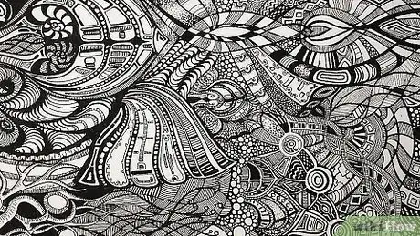 Image titled Make a Zentangle Step 1