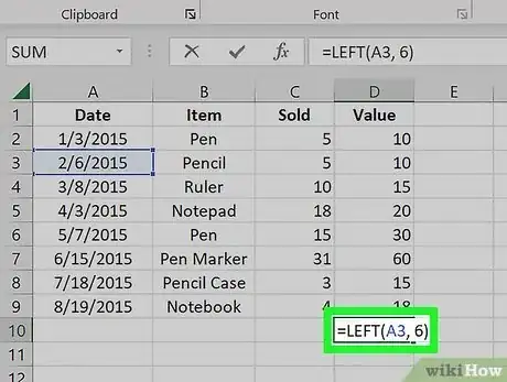 Image titled Truncate Text in Excel Step 3