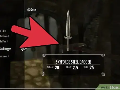Image titled Master Sneak Fast in Skyrim Step 1