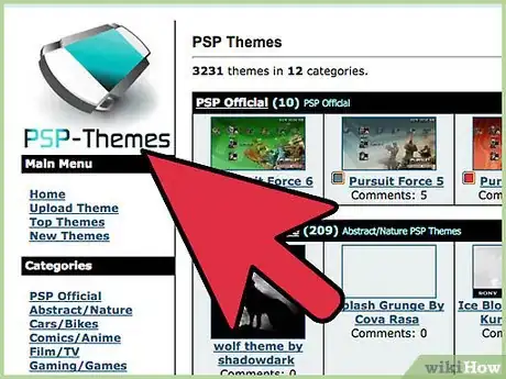 Image titled Download and Install Themes on the PSP Step 2