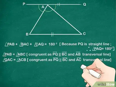 Image titled Prove the Angle Sum Property of a Triangle Step 3