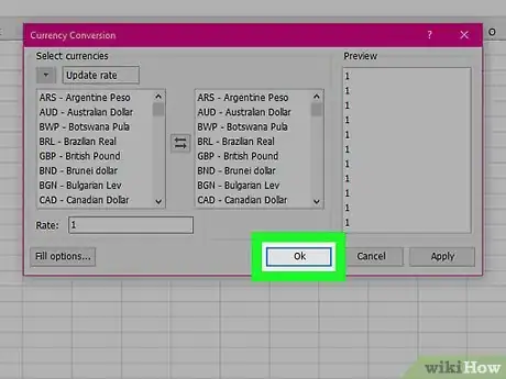 Image titled Create a Currency Converter With Microsoft Excel Step 27