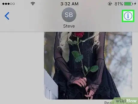 Image titled Save Images or Videos from Text Messages on iPhone Step 7