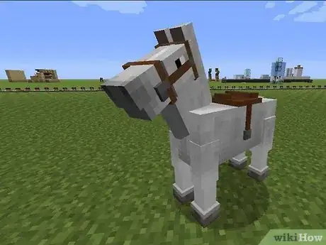 Image titled Ride a Horse on Minecraft Step 1