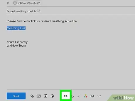 Image titled Put a Link in an Email Step 12