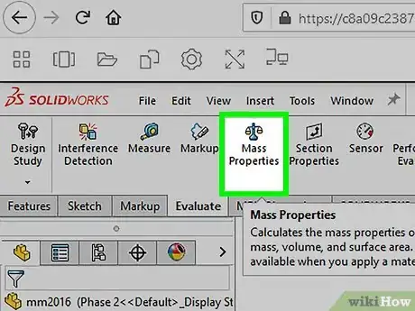 Image titled Check Volume in Solidworks Step 9