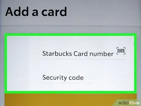 Image titled Add Partner Numbers to Starbucks App Step 15