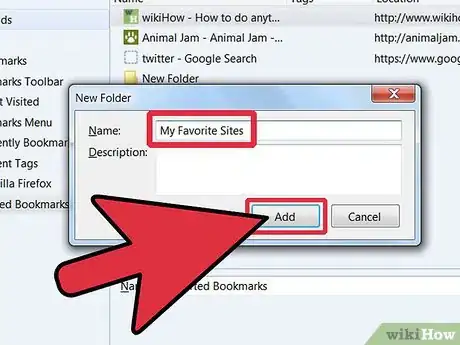 Image titled Organize Bookmarks in Firefox Step 6