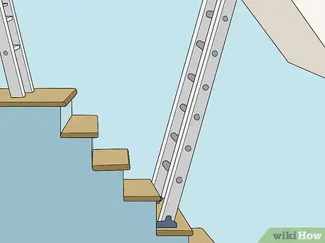 Image titled Paint a High Ceiling over Stairs Step 3