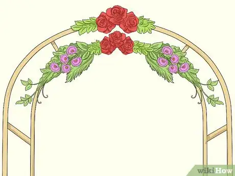 Image titled Decorate a Wedding Arch Step 17