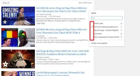 Image titled Add a Video to Your Playlist Directly from Search Results in YouTube.png