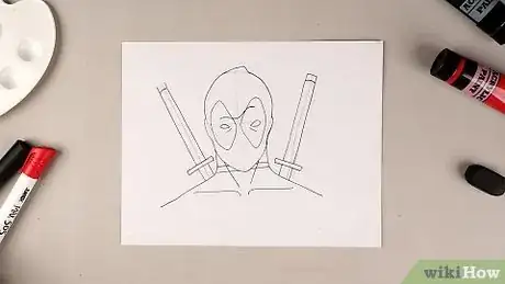 Image titled Draw Deadpool Step 16