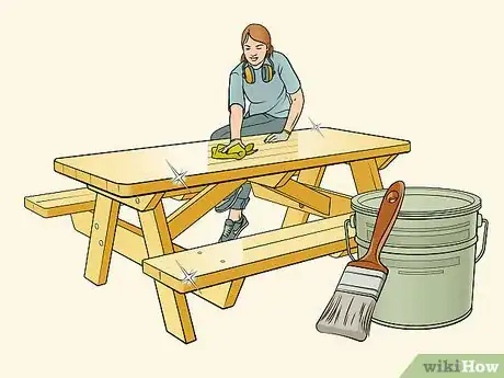 Image titled Build a Picnic Table Step 19
