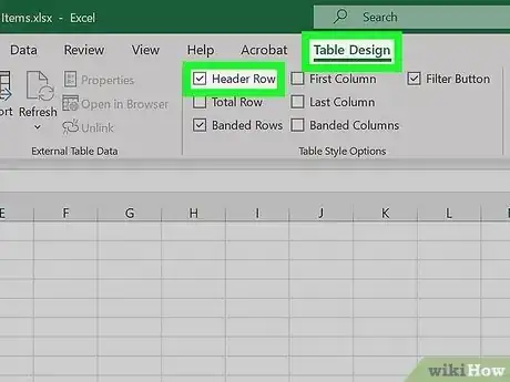 Image titled Add Header Row in Excel Step 17
