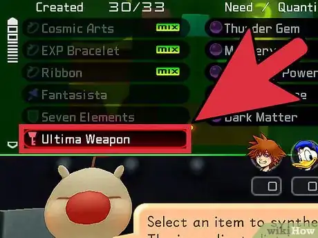 Image titled Make the Ultima Weapon in Kingdom Hearts 1 Step 9