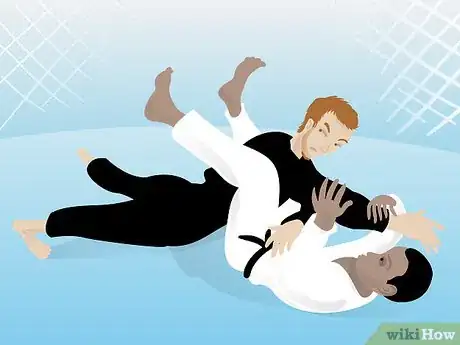 Image titled Apply a Triangle Choke from Open Guard in Mixed Martial Arts Step 3