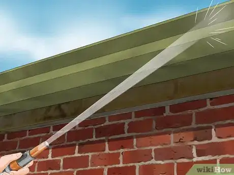 Image titled Paint Gutters Step 1