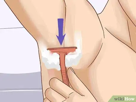 Image titled Shave Under Your Arms for the First Time Step 8