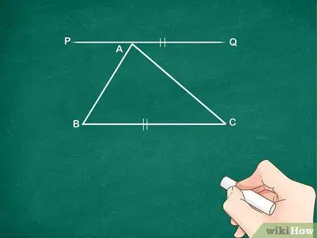 Image titled Prove the Angle Sum Property of a Triangle Step 1