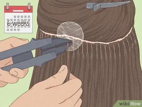 Image titled Care for Fusion Hair Extensions Step 11