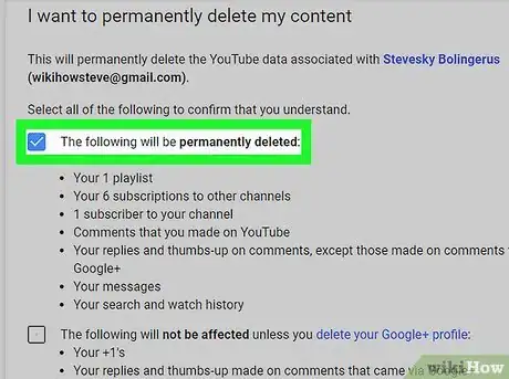 Image titled Delete a YouTube Channel Step 21