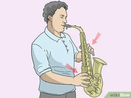 Image titled Troubleshoot a Saxophone Step 1