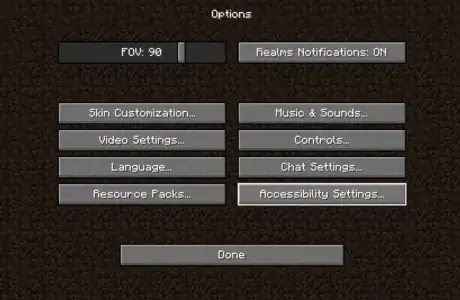 Image titled Turn on subtitles in minecraft step 4.png