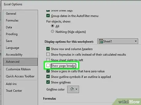 Image titled Get Rid of Dotted Lines in Excel Step 5