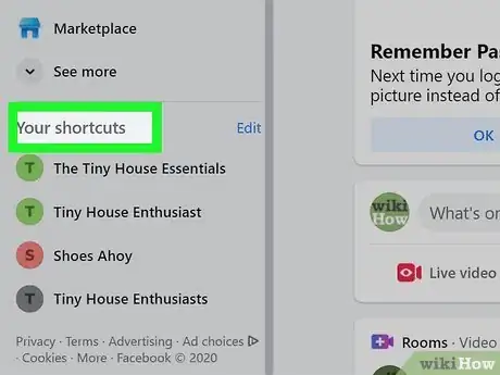 Image titled Edit Your Facebook Shortcuts Step 11