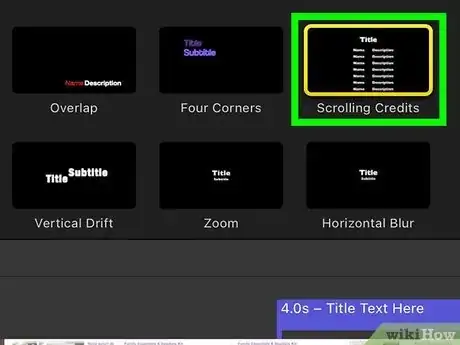 Image titled Create Credits in iMovie Step 3