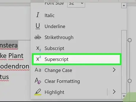 Image titled Do Superscript in PowerPoint Step 13