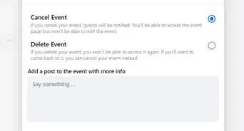 Delete an Event on Facebook